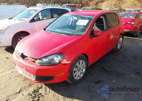 2012 Volkswagen Golf 2.5L 4-Door z USA, uszkodzony, nr VIN WVWDB7AJ6CW049166